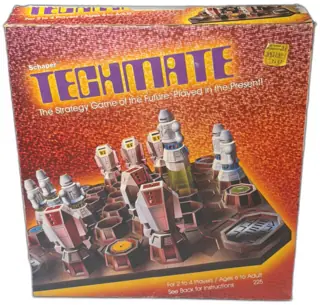 Schaper Techmate 1984 Robot Strategy Board Game Complete Vintage