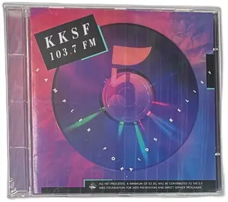 KKSF 103.7 FM Sampler For AIDS Relief 15 Track Compilation CD 1990s