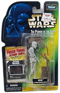 Star Wars Power Of The Force 8D8 Figure With Droid Branding Device Kenner 1998