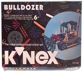 K'NEX Bulldozer 10116 Vintage Construction Set Sealed 450 Pieces 1993 USA
