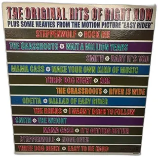 Dunhill ABC Records The Original Hits Of Right Now Easy Rider OST Vinyl LP 1970