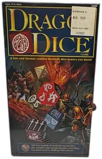 Dragon Dice Board Game 1995 TSR Factory Sealed 18 Dice Fantasy Strategy