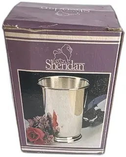 Sheridan Silverplated Mint Julep Cup 11oz With Box New Old Stock Creative Gifts