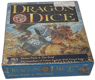 Dragon Dice TSR Kicker Pack 4 The Feral 1996 New Sealed Dice Game Set