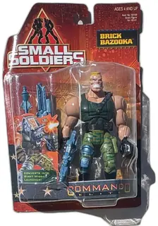 Small Soldiers Brick Bazooka Action Figure Kenner 1998 Commando Elite NIB