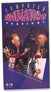 Computer Animation Festival VHS 1996 Sony Music Odyssey 20 Animated Shorts Rare