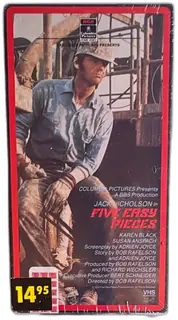Five Easy Pieces VHS 1988 RCA Columbia Pictures Factory Sealed Jack Nicholson