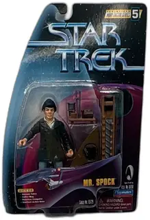 Star Trek Warp Factor Series 5 Mr Spock Figure 1998 Playmates MOC
