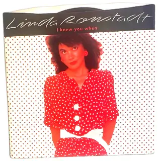 Linda Ronstadt I Knew You When 45 RPM Single 1982 Asylum Records Picture Sleeve