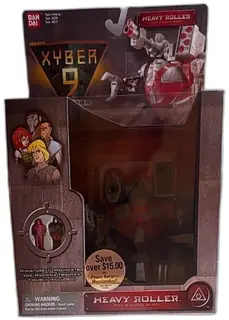 Xyber 9 New Dawn Heavy Roller Battle Robot 1999 Bandai MOC Sealed