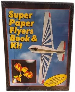 Super Paper Flyers Book And Kit Sealed Sterling Publishing 1990s Airplane Set