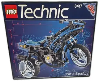 LEGO Technic 8417 Power Bike 1998 Sealed Box 315 Pieces Vintage Set