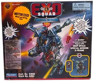 Exosquad J.T. Marsh Deep Space Special Mission E-Frame 1995 Playmates Sealed