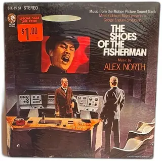 The Shoes Of The Fisherman MGM Soundtrack Vinyl Alex North 1968 SEALED S1E15ST