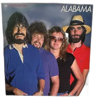Alabama The Closer You Get 1983 RCA Vinyl LP AHL1-4663 Country Album
