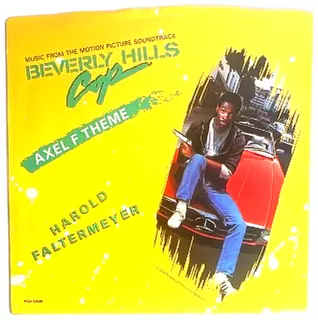Beverly Hills Cop Axel F Theme 7 Inch Vinyl Single 1984 Harold Faltermeyer MCA Record