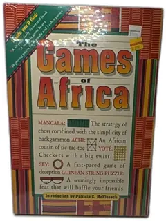 The Games of Africa Boxed Set 1994 HarperFestival Board Games New Sealed