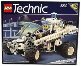 LEGO Technic 8230 Police Buggy 1996 Sealed Box 176 Pieces Vintage Set