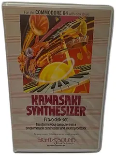 Kawasaki Synthesizer Commodore 64 Floppy Disk Set 1984 Sight Sound CIB