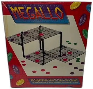 Megallo 3D Strategy Board Game 1998 Rex Games Complete Spatial Reasoning