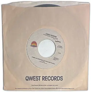 James Ingram Yah Mo B There Come A Da Machine 7 Inch 45 RPM Vinyl Qwest Records 1983
