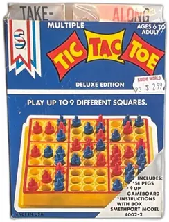 1987 Smethport Multiple Tic Tac Toe Deluxe Edition Board Game Complete