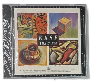 KKSF 1037 FM Sampler For AIDS Relief Various Artists Sealed CD 1990s Rare