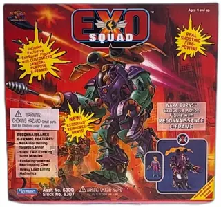 ExoSquad Nara Burns Reconnaissance E Frame Action Figure Playmates 1994 MIB