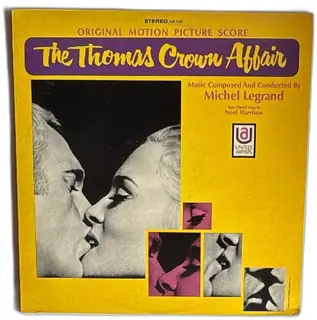 Thomas Crown Affair 1968 Original Motion Picture Score United Artists Vinyl LP