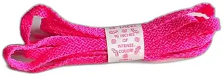 Neon Zone 1989 Pink 45 Inch Flat Shoelaces Intense Color Unbreakable Taiwan