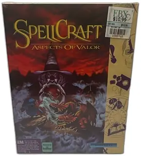 SpellCraft Aspects Of Valor IBM PC Big Box 1992 MS-DOS ASCIIware Broderbund Se