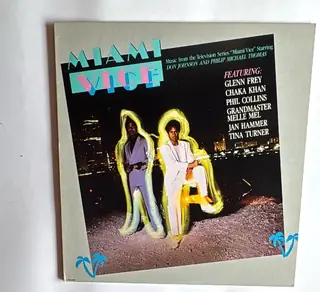 Miami Vice Original TV Soundtrack Vinyl Record 1985 MCA-6150 Jan Hammer Glenn Fr