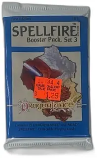 Spellfire Dragonlance Booster Pack Set 3 First Edition Sealed 1994