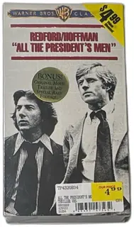 All The President's Men 1998 Warner Bros VHS Sealed Bonus Features Thriller