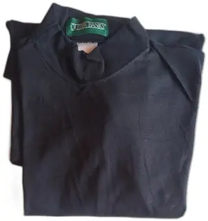 Outer Banks Long Sleeve Black Mock Turtleneck Shirt Size Large 100 Percent Cotton USA