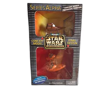 Star Wars Action Fleet Series Alpha Twin Pod Cloud Car Micro Machines Galoob 199
