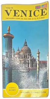1973 Storti Guides You In Venice Practical Guide Book 61 Color Plates Italy Travel