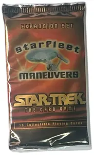1996 Star Trek Card Game Starfleet Maneuvers Expansion Pack Sealed Fleer
