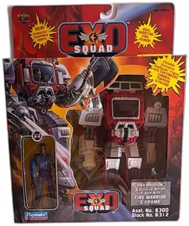 ExoSquad Jinx Madison Fire Warrior E-Frame Action Figure 1995 Playmates Sealed