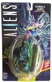 Kenner 1992 Aliens Gorilla Alien Action Figure With Comic MOC Vintage