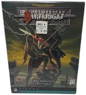 Birthright Gorgons Alliance Sierra Big Box PC Game Win95 DOS 1996 Sealed