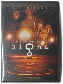 Signs DVD Vista Series Mel Gibson M Night Shyamalan Sealed 2002 THX New