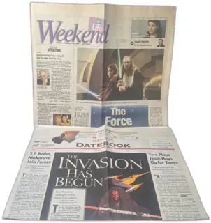 Star Wars Phantom Menace 1999 Newspaper Lot San Francisco Chronicle USA Today