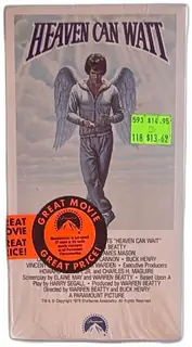 Heaven Can Wait 1978 Paramount Factory Sealed VHS Tape Warren Beatty Vintage