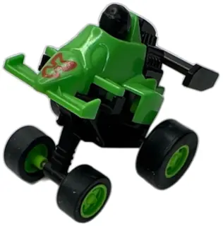 Vintage Green Plastic Speedy Formula Race Car Toy Number 25 Black Green Wheels