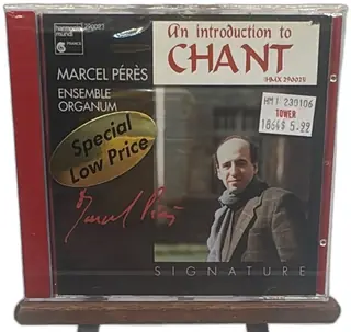An Introduction To Chant Marcel Peres Ensemble Organum CD Harmonia Mundi 1993