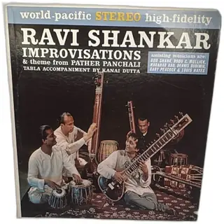 Ravi Shankar Improvisations World Pacific ST-1416 Stereo Vinyl LP Pather Panchali