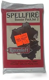 Spellfire Ravenloft Booster Pack Set 2 First Edition 15 Cards Sealed 1995 TSR