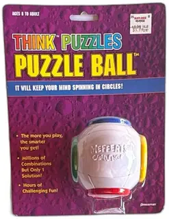 1997 Pressman Meffert’s Challenge Think Puzzles Puzzle Ball New Sealed