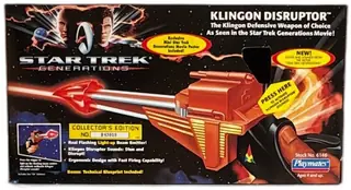 Playmates Star Trek Generations Klingon Disruptor Collector’s Edition 1994 New